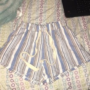Paperbag waist shorts